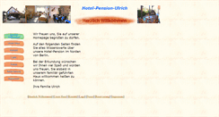 Desktop Screenshot of hotel-pension-ulrich.de