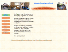 Tablet Screenshot of hotel-pension-ulrich.de